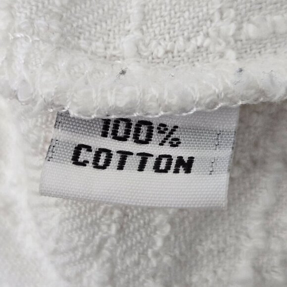 Calvin Tran‎ Cardigan M White Textured Open Front Long Waterfall Avant-garde - Picture 10 of 15